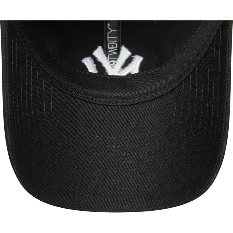 cepur-izliekta-melns-regulejama-lente-9twenty-league-essential-no-new-york-yankees-mlb-no-new-era