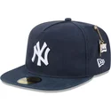 cepur-plakana-tumsi-zils-pieguloss-59fifty-a-frame-championship-side-flag-no-new-york-yankees-mlb-no-new-era
