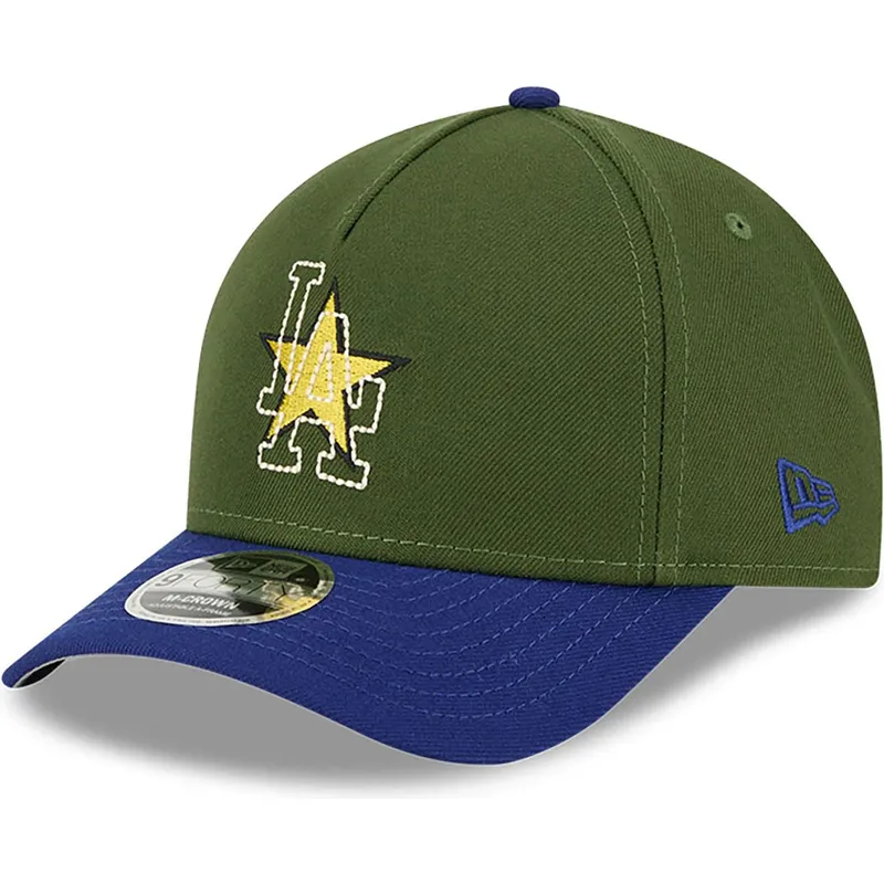 zielono-niebieska-czapka-z-zakrzywionym-daszkiem-snapback-9forty-m-crown-city-feature-los-angeles-dodgers-mlb-new-era