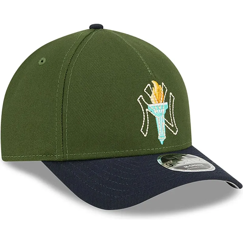 cepur-izliekta-daudzkrasains-snapback-9forty-m-crown-city-feature-no-new-york-yankees-mlb-no-new-era