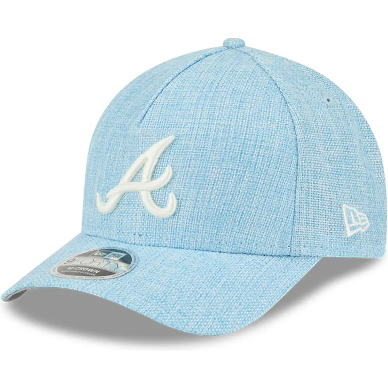 cepur-izliekta-zils-snapback-9forty-m-crown-a-frame-cotton-weave-no-atlanta-braves-mlb-no-new-era