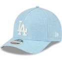 cepur-izliekta-zils-snapback-9forty-m-crown-a-frame-cotton-weave-no-los-angeles-dodgers-mlb-no-new-era
