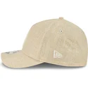 new-era-curved-brim-9forty-m-crown-a-frame-cotton-weave-los-angeles-dodgers-mlb-beige-snapback-cap