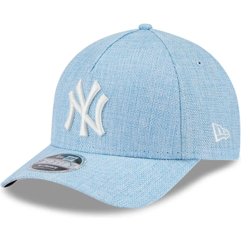 cepur-izliekta-zils-snapback-9forty-m-crown-a-frame-cotton-weave-no-new-york-yankees-mlb-no-new-era