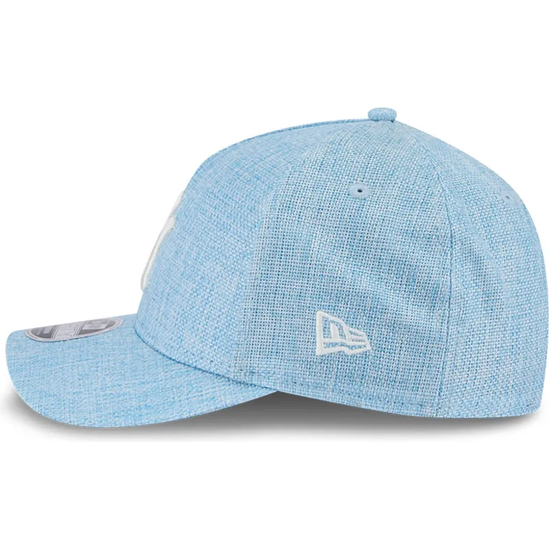 cepur-izliekta-zils-snapback-9forty-m-crown-a-frame-cotton-weave-no-new-york-yankees-mlb-no-new-era