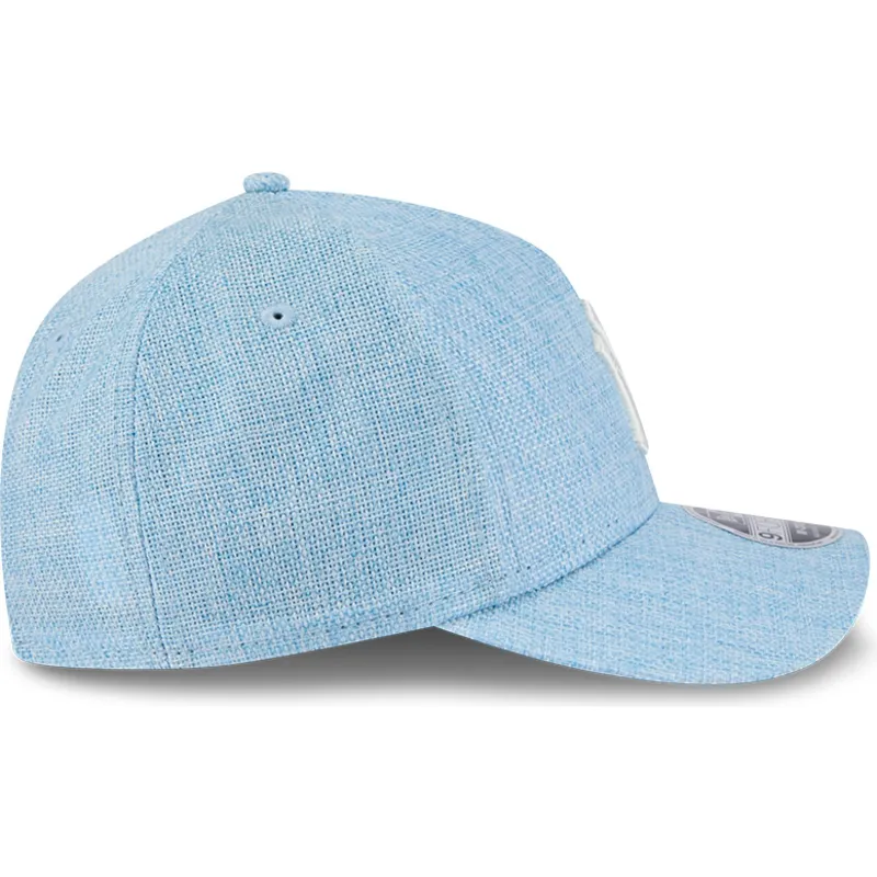 cepur-izliekta-zils-snapback-9forty-m-crown-a-frame-cotton-weave-no-new-york-yankees-mlb-no-new-era