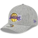 cepur-izliekta-peleks-snapback-9forty-m-crown-a-frame-cotton-weave-no-los-angeles-lakers-nba-no-new-era