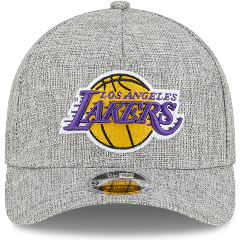 cepur-izliekta-peleks-snapback-9forty-m-crown-a-frame-cotton-weave-no-los-angeles-lakers-nba-no-new-era