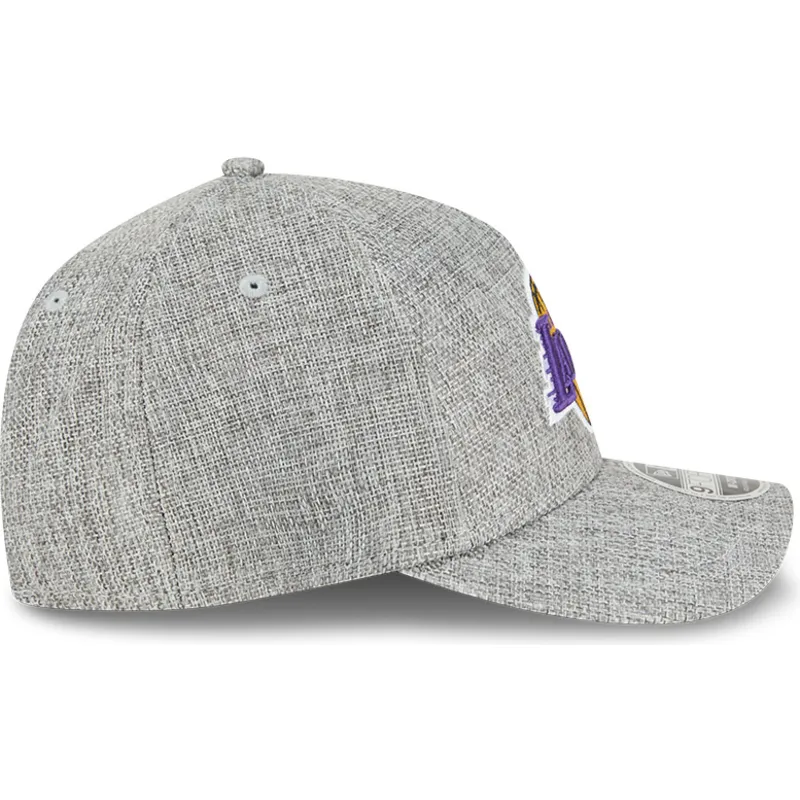 cepur-izliekta-peleks-snapback-9forty-m-crown-a-frame-cotton-weave-no-los-angeles-lakers-nba-no-new-era