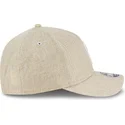 beige-gebogene-snapback-kappe-9forty-m-crown-a-frame-cotton-weave-der-philadelphia-phillies-mlb-von-new-era