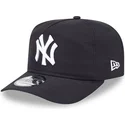 verstellbare-schwarze-curved-cap-golfer-everyday-nylon-der-new-york-yankees-mlb-von-new-era