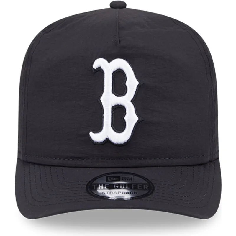 cepur-izliekta-melns-regulejams-golfer-everyday-nylon-no-boston-red-sox-mlb-no-new-era