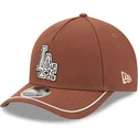 brazowa-zakrzywiona-czapka-snapback-9forty-m-crown-a-frame-motorsport-los-angeles-dodgers-mlb-new-era