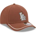 cap-izliekta-brown-snapback-9forty-m-crown-a-frame-motorsport-no-los-angeles-dodgers-mlb-no-new-era