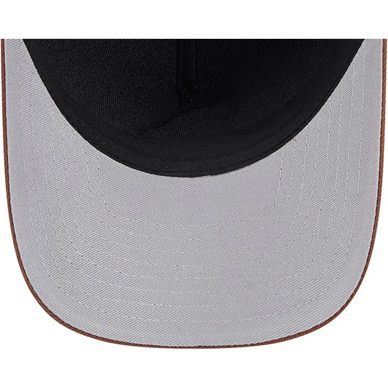 cepur-izliekta-bruns-snapback-9forty-m-crown-a-frame-motorsport-no-los-angeles-dodgers-mlb-no-new-era