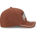 cap-izliekta-brown-snapback-9forty-m-crown-a-frame-motorsport-no-nascar-no-new-era