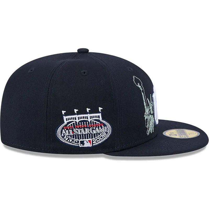 marineblaue-anliegende-59fifty-state-stitch-flat-cap-der-new-york-yankees-mlb-von-new-era