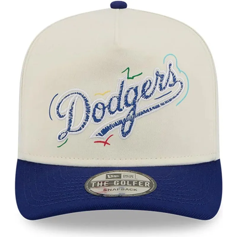 cepur-izliekta-zils-snapback-golfer-team-scribble-no-los-angeles-dodgers-mlb-no-new-era