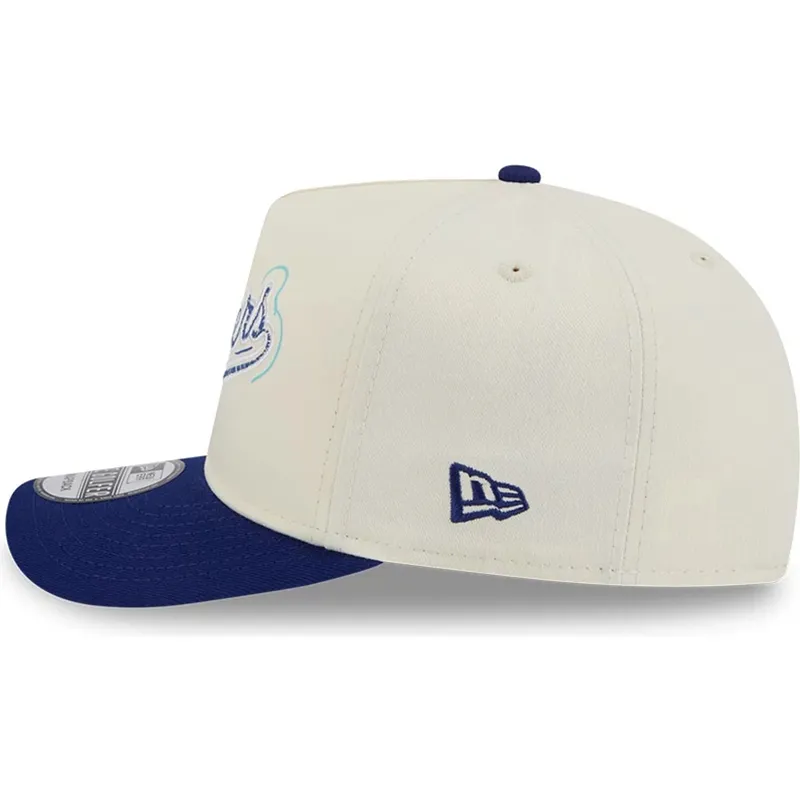 weisse-und-blaue-gebogene-snapback-kappe-golfer-team-scribble-der-los-angeles-dodgers-mlb-von-new-era