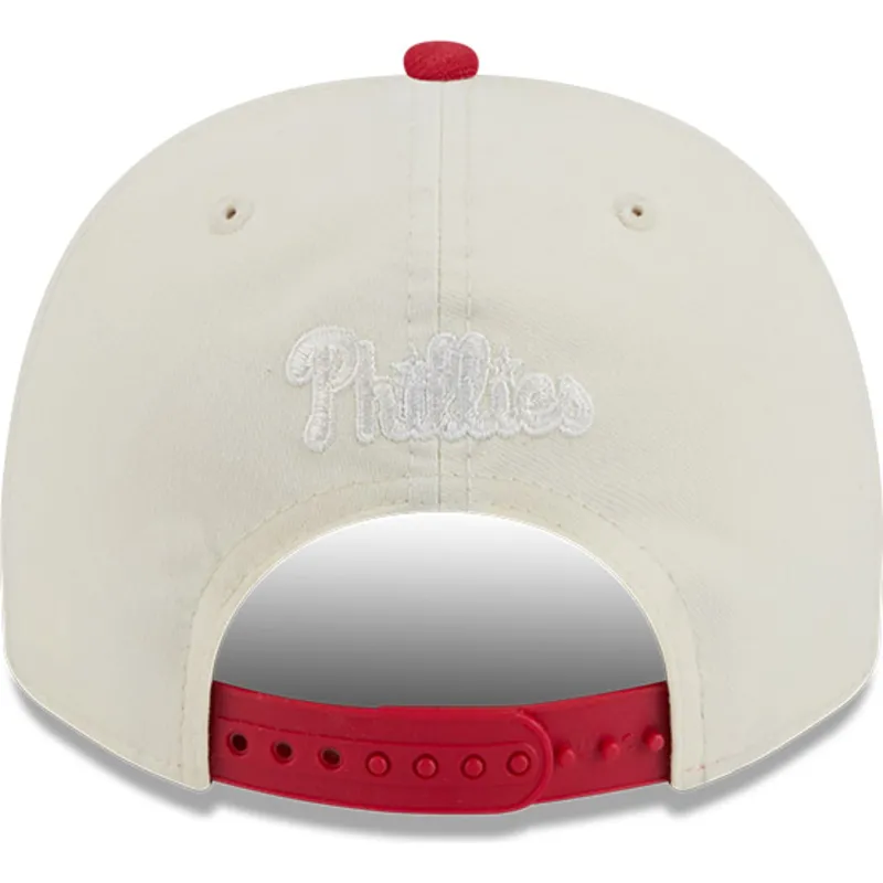 weisse-und-rote-gebogene-snapback-kappe-golfer-team-scribble-der-philadelphia-phillies-mlb-von-new-era