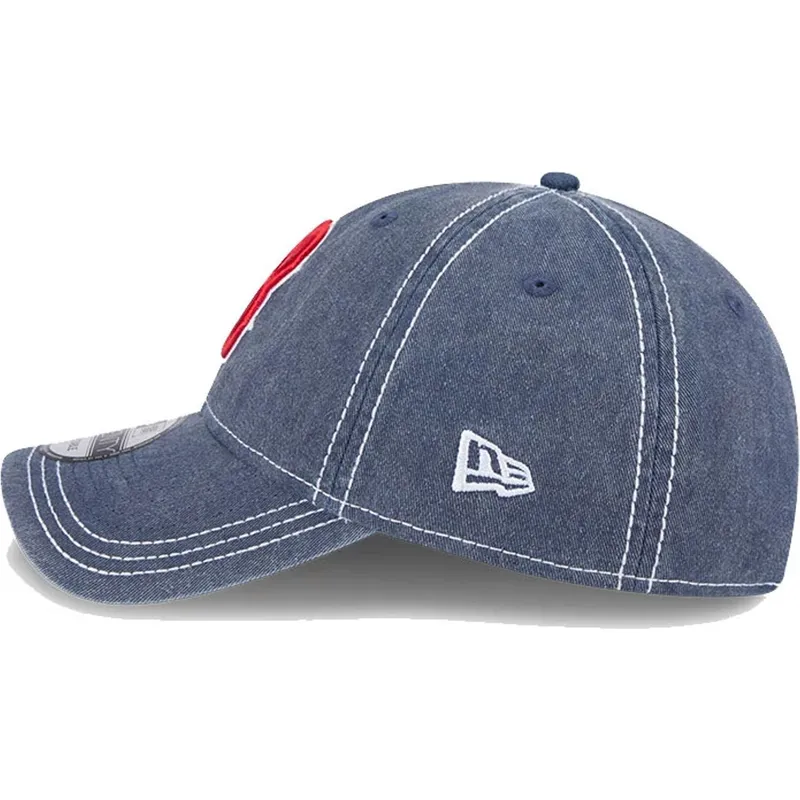 blaue-gebogene-verstellbare-kappe-9twenty-washed-contrast-der-boston-red-sox-mlb-von-new-era