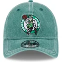 grune-verstellbare-curved-cap-9twenty-washed-contrast-der-boston-celtics-nba-von-new-era