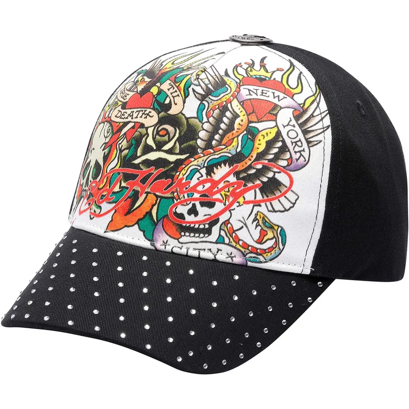 cap-izliekta-black-adjustable-strap-no-ed-hardy