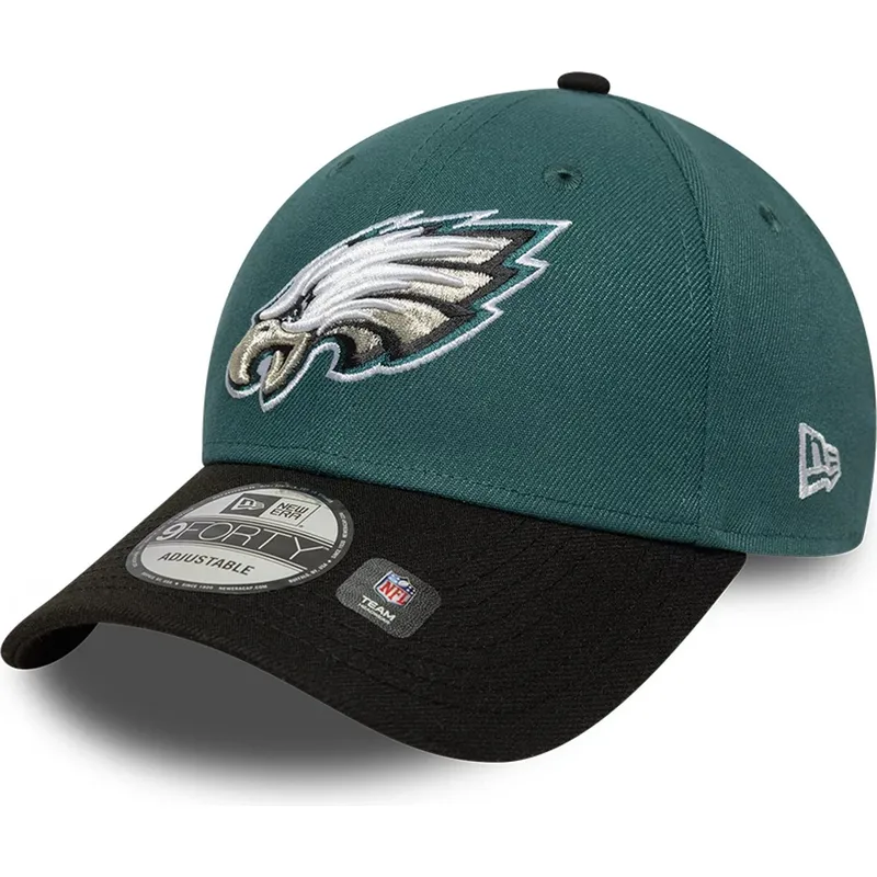 cap-izliekta-green-adjustable-strap-9forty-the-league-no-philadelphia-eagles-nfl-no-new-era