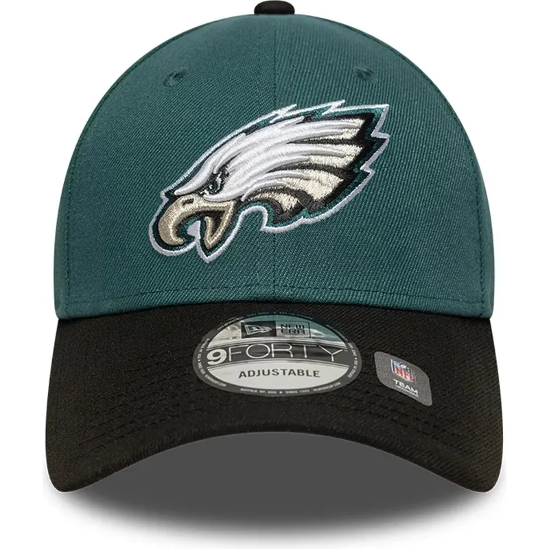 cap-izliekta-green-adjustable-strap-9forty-the-league-no-philadelphia-eagles-nfl-no-new-era