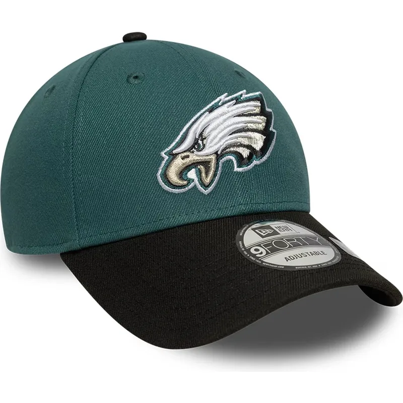 cap-izliekta-green-adjustable-strap-9forty-the-league-no-philadelphia-eagles-nfl-no-new-era