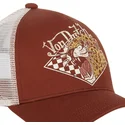 cepur-izliekta-truckeris-bruns-snapback-gue-no-von-dutch