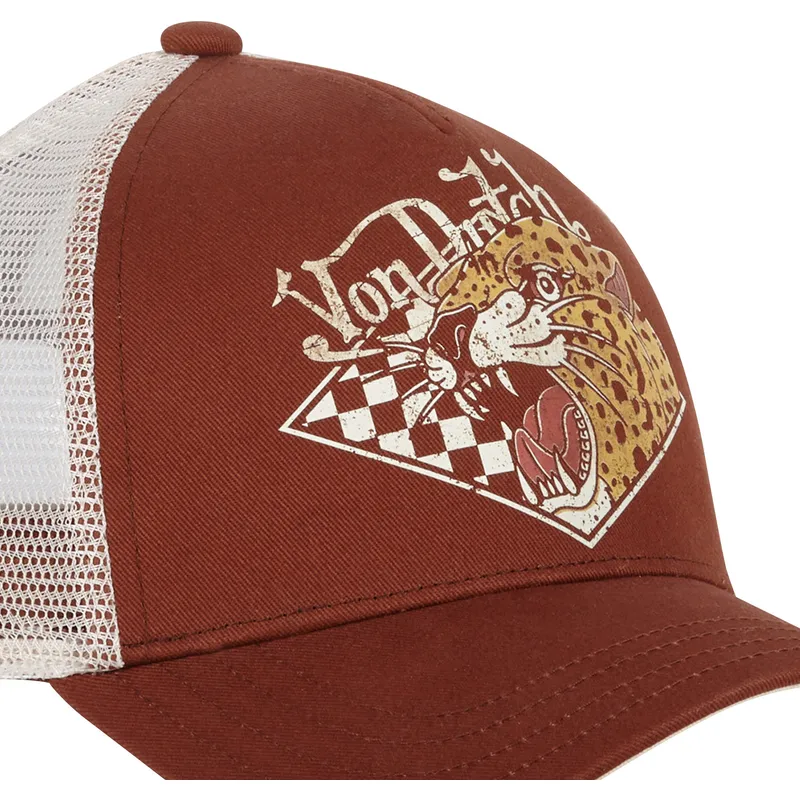 cepur-izliekta-truckeris-bruns-snapback-gue-no-von-dutch