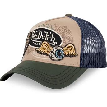 Cap izliekta multicolor snapback no Von Dutch