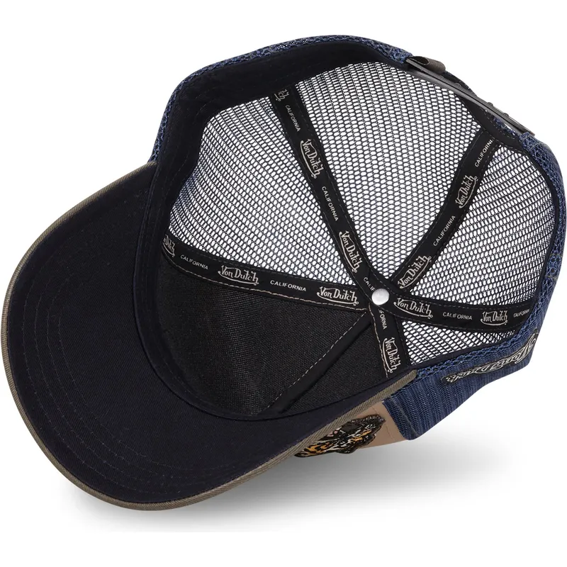 truckerkeps-beige-bla-och-gron-patches07-fran-von-dutch