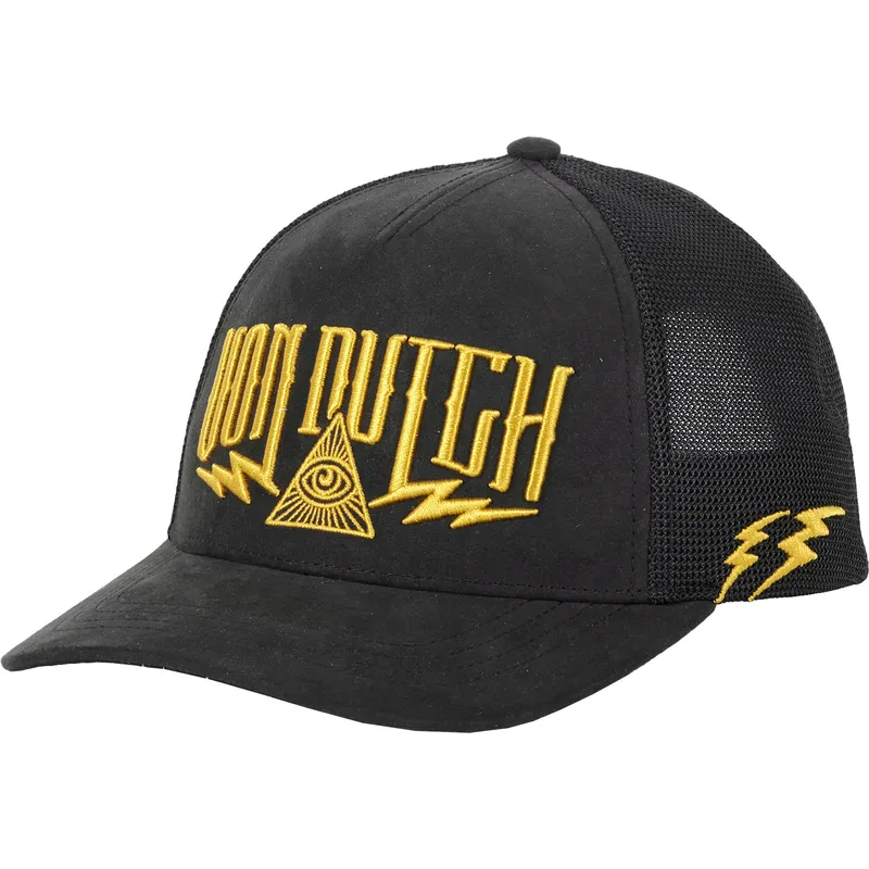 cepur-izliekta-truckeris-melns-snapback-rock03-no-von-dutch