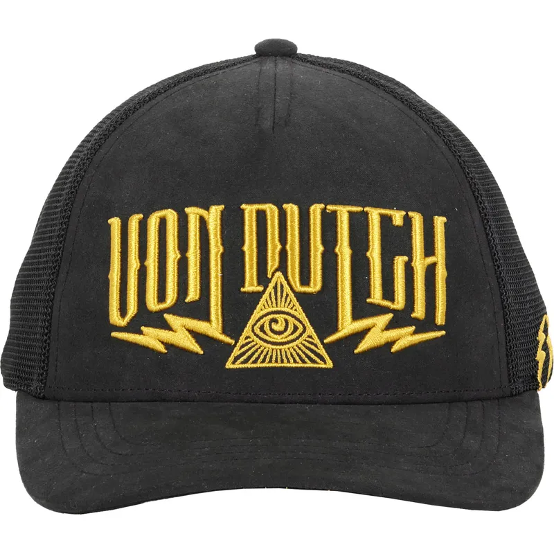 cepur-izliekta-truckeris-melns-snapback-rock03-no-von-dutch