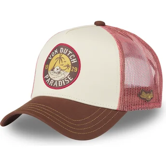 Trucker-Cap beige und braun SURF09 von Von Dutch