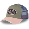 czapka-trucker-zielona-niebieska-i-rozowa-used-03-von-dutch
