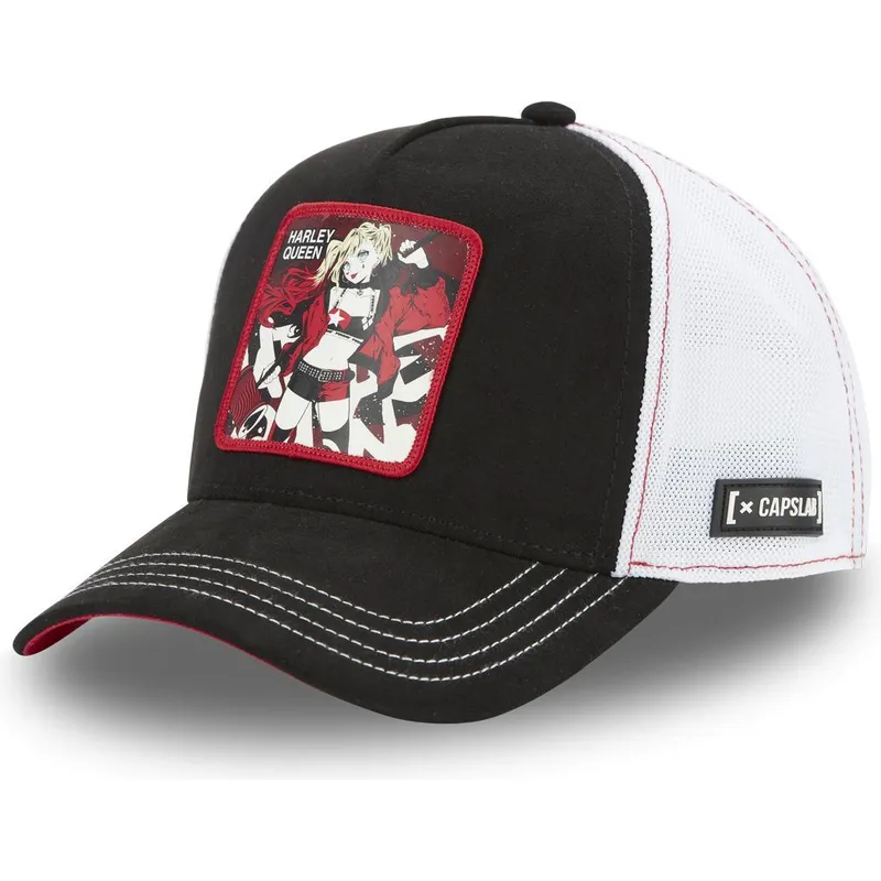 cepur-izliekta-truckeris-melns-snapback-dc8-que-harley-quinn-dc-comics-no-capslab