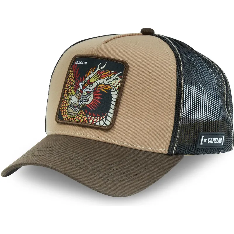 capslab-dra-beasts-braune-trucker-kappe-drache