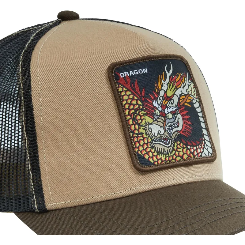 trucker-cap-braun-drache-dra-beasts-von-capslab