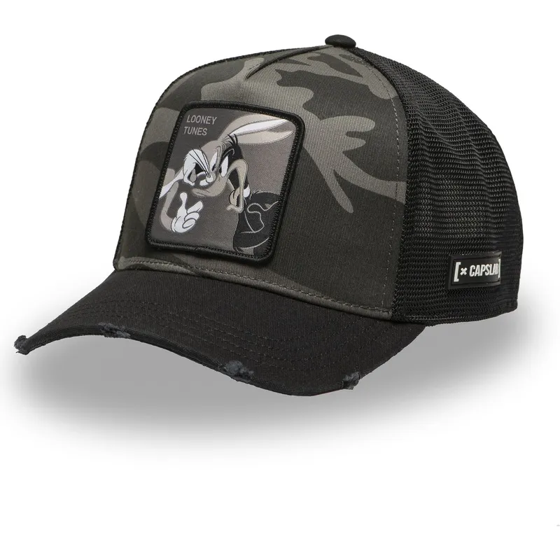 cepur-izliekta-truckeris-daudzkrasains-snapback-loo11-bd-bakss-bannijs-un-dafijs-daks-looney-tunes-no-capslab
