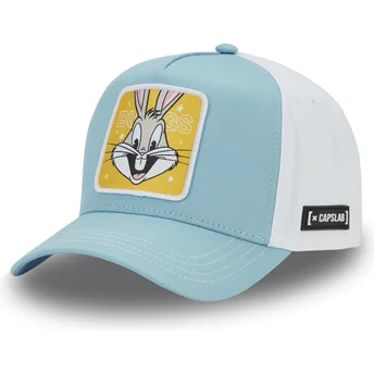 Czapka trucker niebiesko-biała snapback Bugs Bunny LOO11 BEP2 Looney Tunes od Capslab