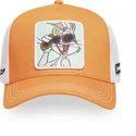 trucker-cap-orange-und-weiss-bugs-bunny-loo11-bug2-looney-tunes-von-capslab