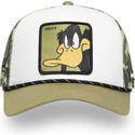 trucker-cap-weiss-und-camouflage-duffy-duck-loo11-cam-looney-tunes-von-capslab