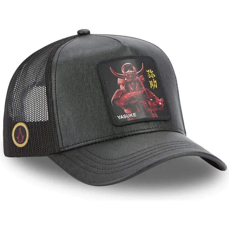 cepur-izliekta-truckeris-melns-snapback-yas-yasuke-assassin-s-creed-no-capslab