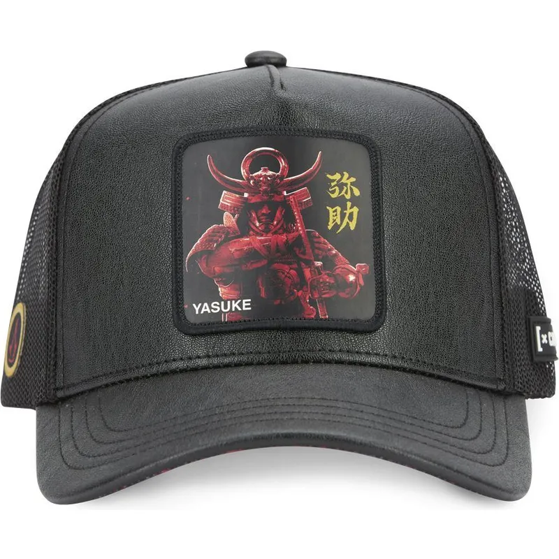 cepur-izliekta-truckeris-melns-snapback-yas-yasuke-assassin-s-creed-no-capslab