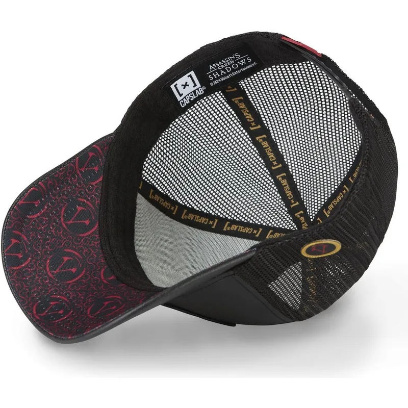 cepur-izliekta-truckeris-melns-snapback-yas-yasuke-assassin-s-creed-no-capslab