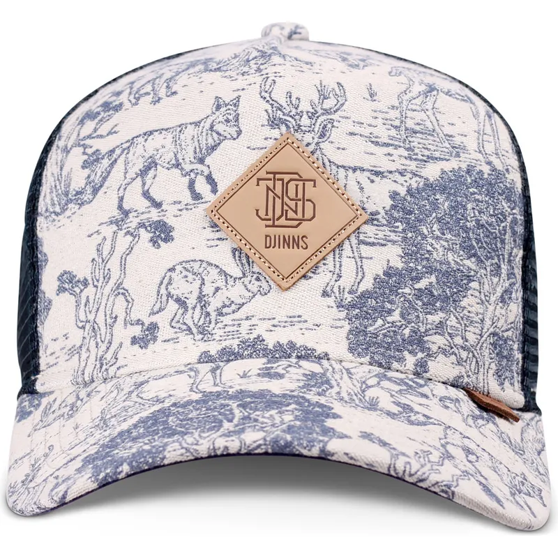 marineblaue-trucker-cap-hft-deer-pattern-von-djinns