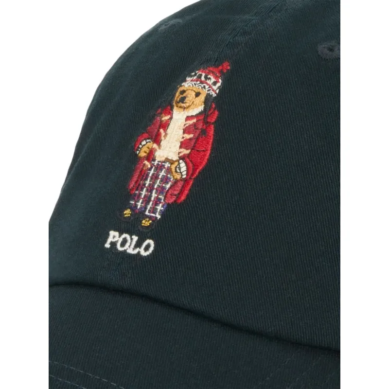 cepur-izliekta-melns-regulejams-classic-sport-bear-no-polo-ralph-lauren